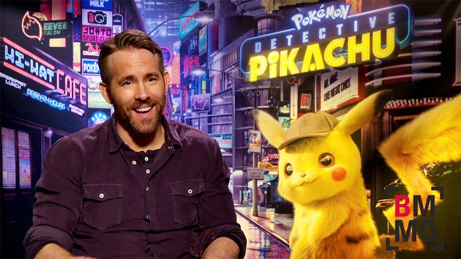 Райан Рейнольдс Pokemon Detective Pikachu фильмінде Райан Рейнольдс Pokemon Detective Pikachu фильмінде