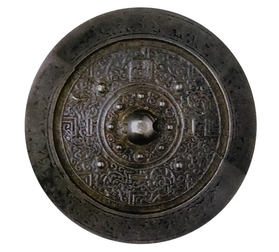 Алтын Орда дәуірінде жасалған қола айна. Жетісу, шамамен XIII - XIV гг.