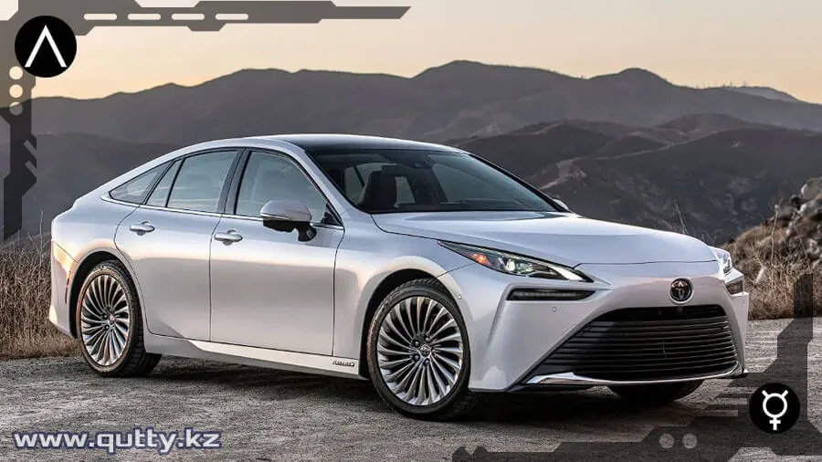 Toyota Mirai - сутекпен жүретін, компанияның бәс қойып отырған моделі Toyota Mirai - сутекпен жүретін, компанияның бәс қойып отырған моделі