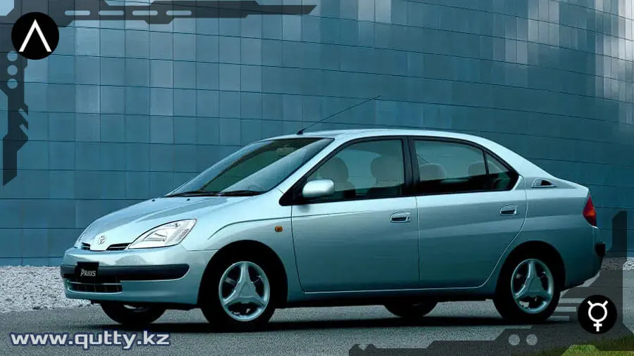 Toyota Prius 1997 жылы шыққан, әлемдік алғашқы сериялық гибридті жетекті модель Toyota Prius 1997 жылы шыққан, әлемдік алғашқы сериялық гибридті жетекті модель