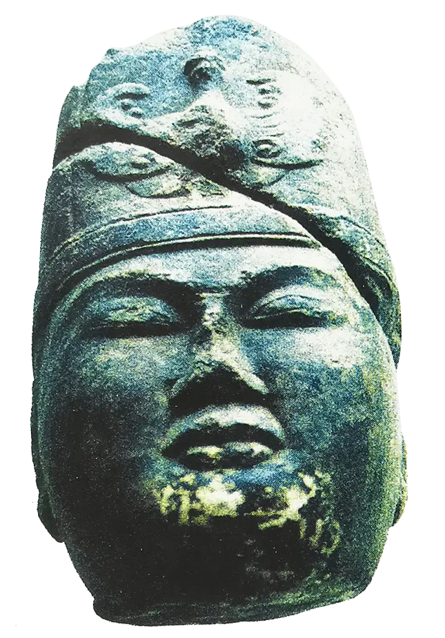 Тоныкөк мүсінінің басы Тоныкөк мүсінінің басы