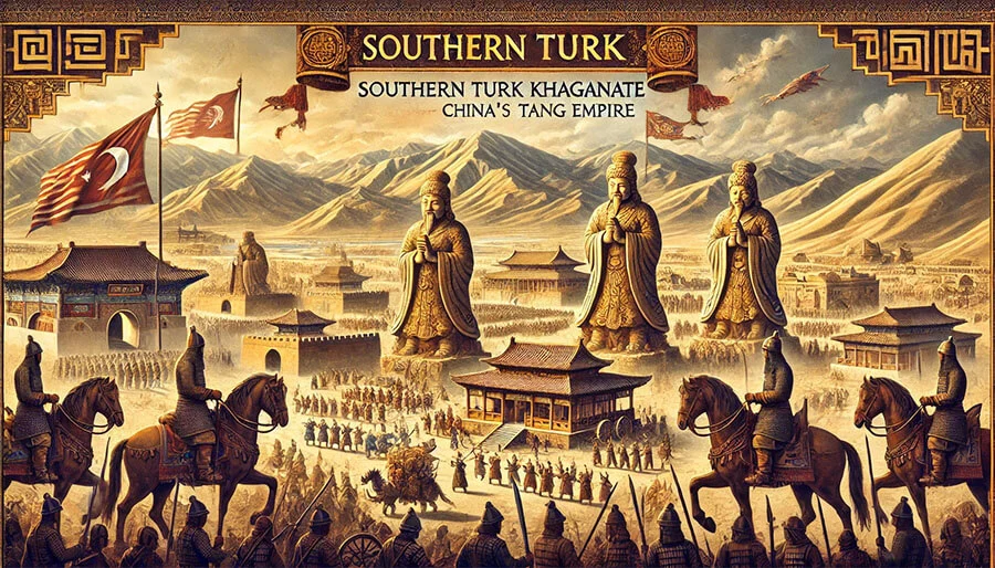 🌋 Екінші Шығыс Түрік Қағанаты. Иллюстрация Шығыс Түрік Қағанаты. Иллюстрация